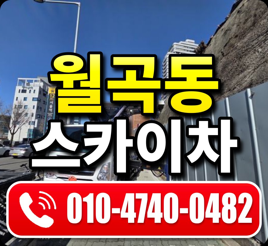 월곡동 스카이차 010-4740-0482