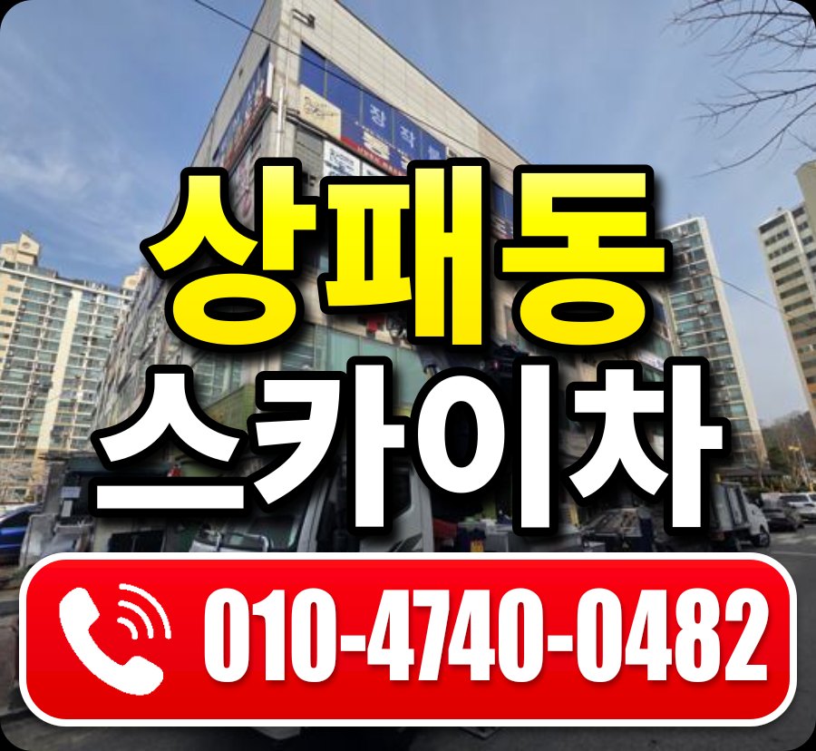 상패동 스카이차 010-4740-0482