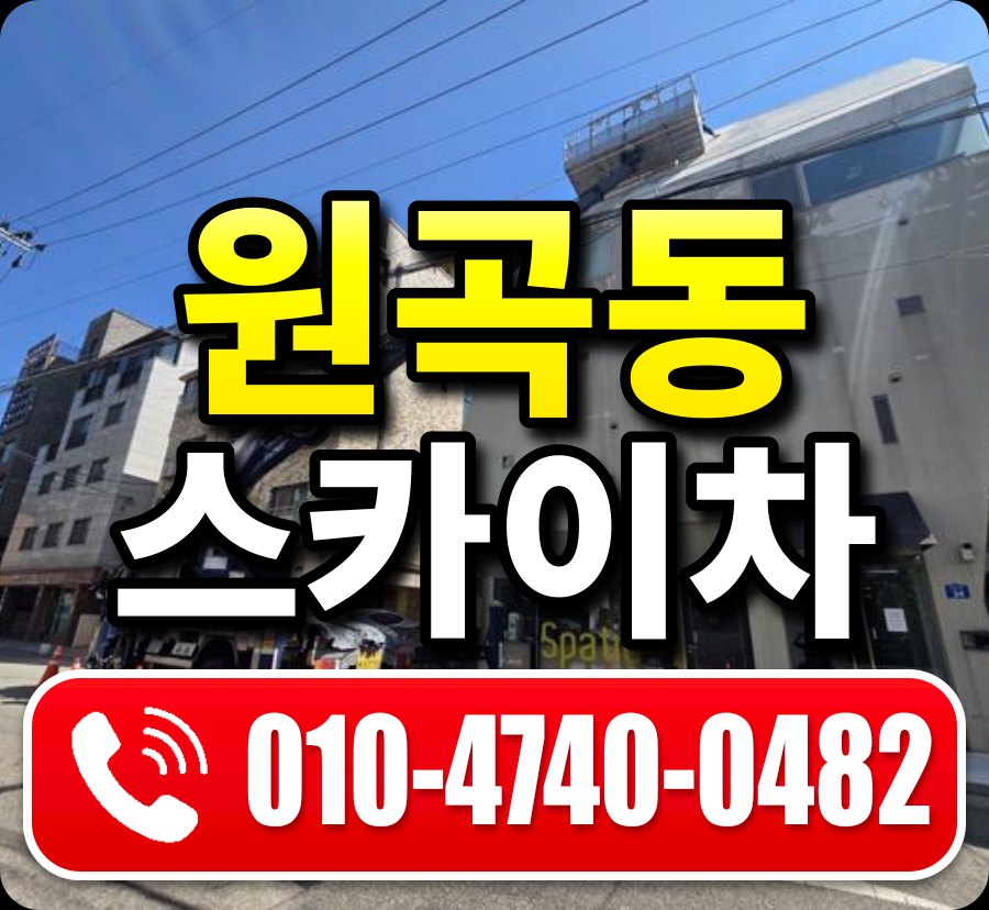 원곡동 스카이차 010-4740-0482