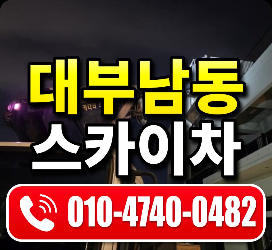 대부남동 스카이차 010-4740-0482