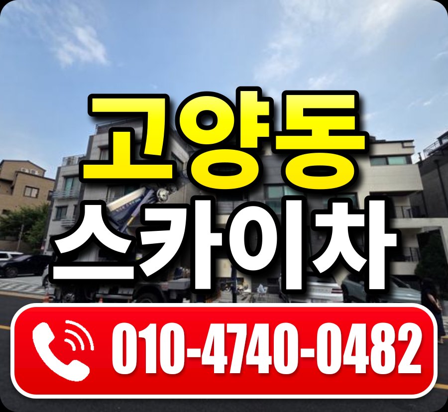 고양동 스카이차 010-4740-0482