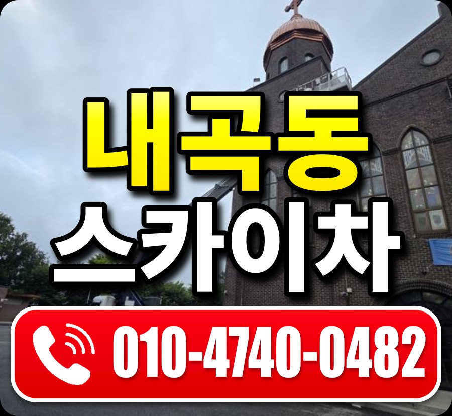 내곡동 스카이차 010-4740-0482