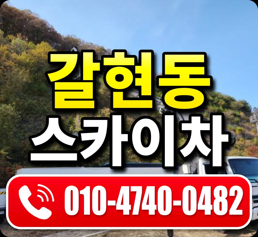 갈현동 스카이차 010-4740-0482