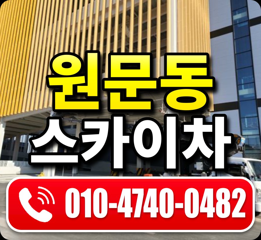 원문동 스카이차 010-4740-0482