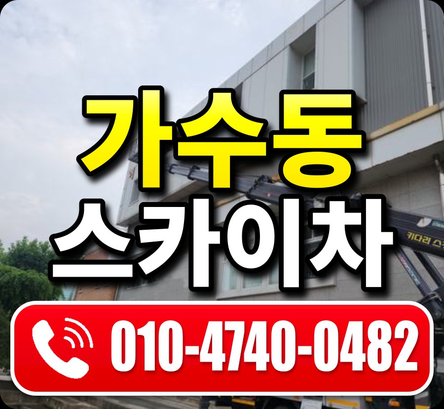 가수동 스카이차 010-4740-0482