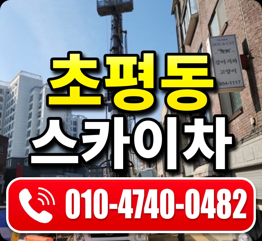 초평동 스카이차 010-4740-0482