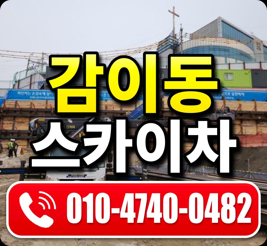감이동 스카이차 010-4740-0482