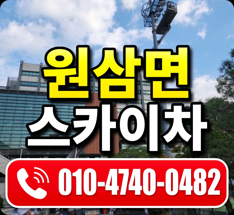 원삼면 스카이차 010-4740-0482