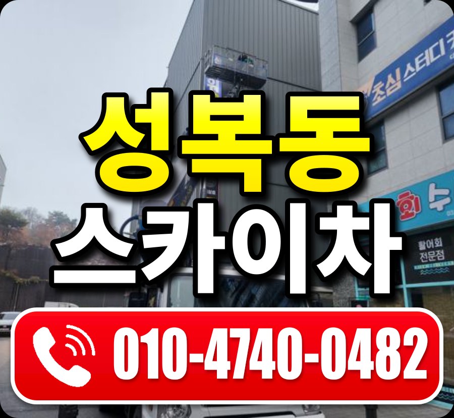 성복동 스카이차 010-4740-0482