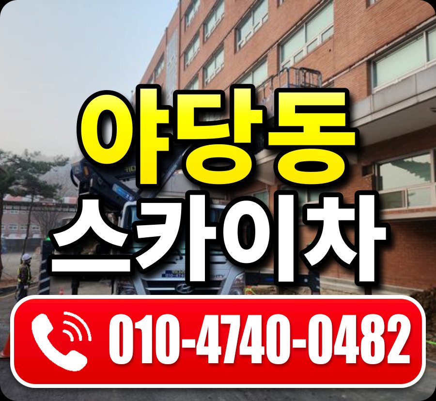 야당동 스카이차 010-4740-0482