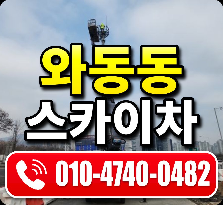 와동동 스카이차 010-4740-0482