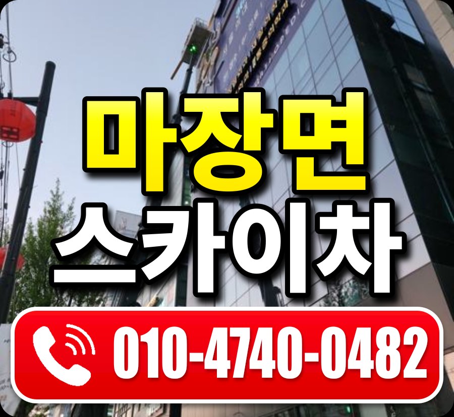 마장면 스카이차 010-4740-0482