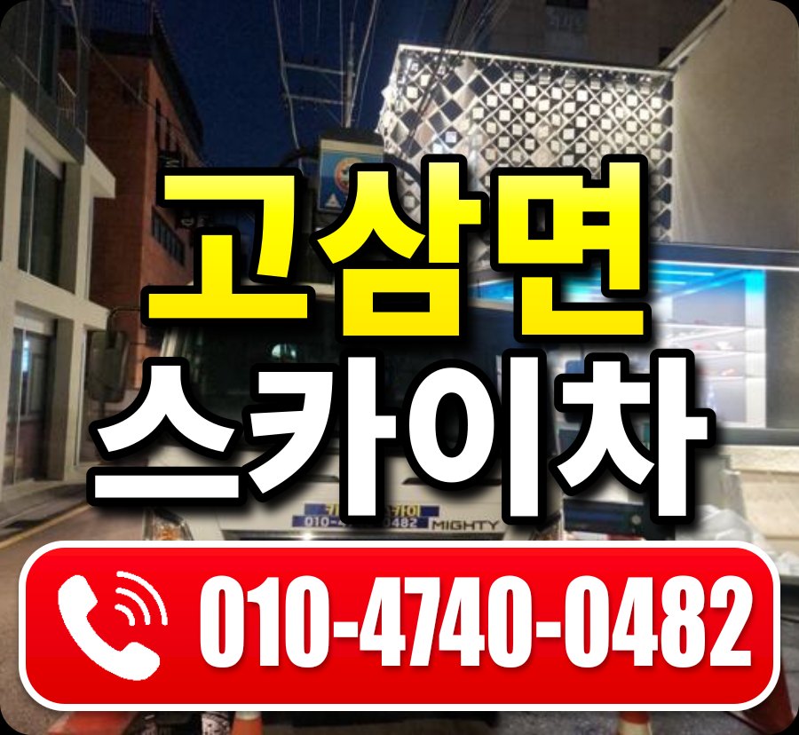 고삼면 스카이차 010-4740-0482