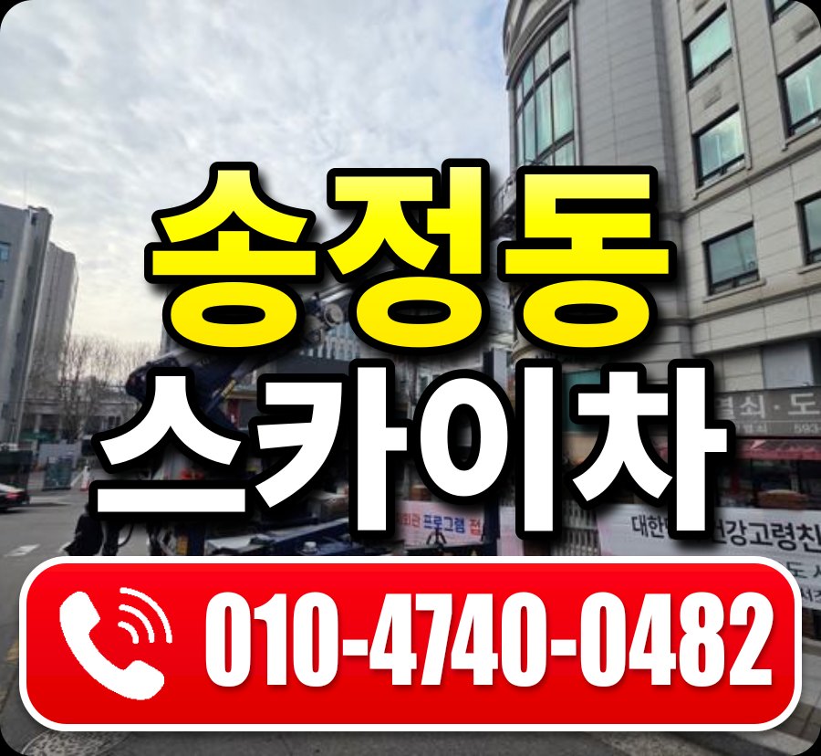 송정동 스카이차 010-4740-0482