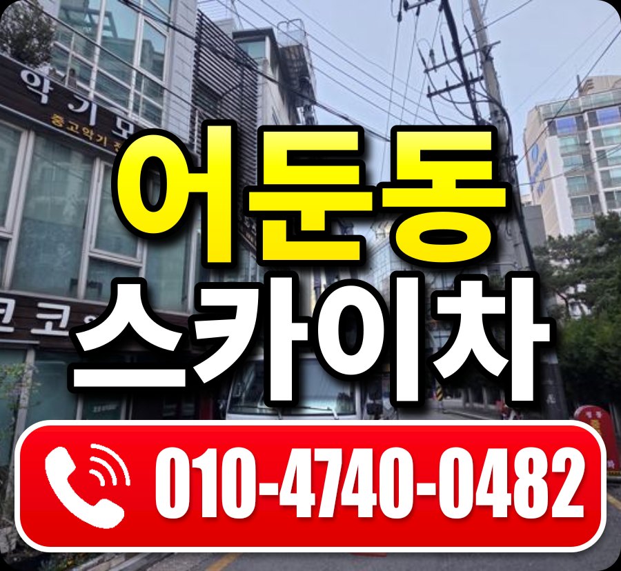 어둔동 스카이차 010-4740-0482