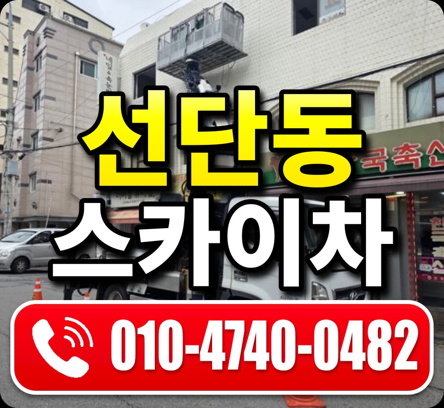 선단동 스카이차 010-4740-0482