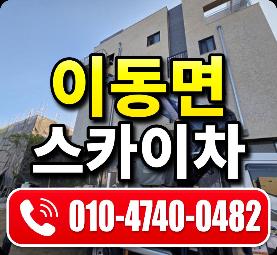 이동면 스카이차 010-4740-0482