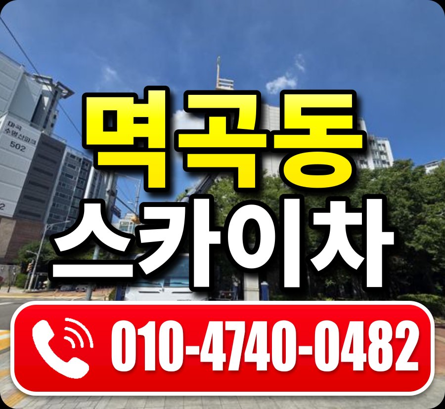 멱곡동 스카이차 010-4740-0482