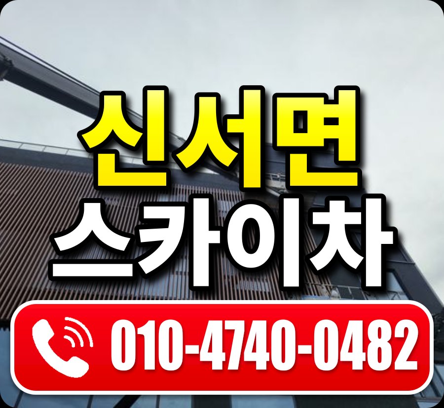 신서면 스카이차 010-4740-0482