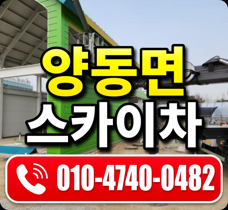 양동면 스카이차 010-4740-0482
