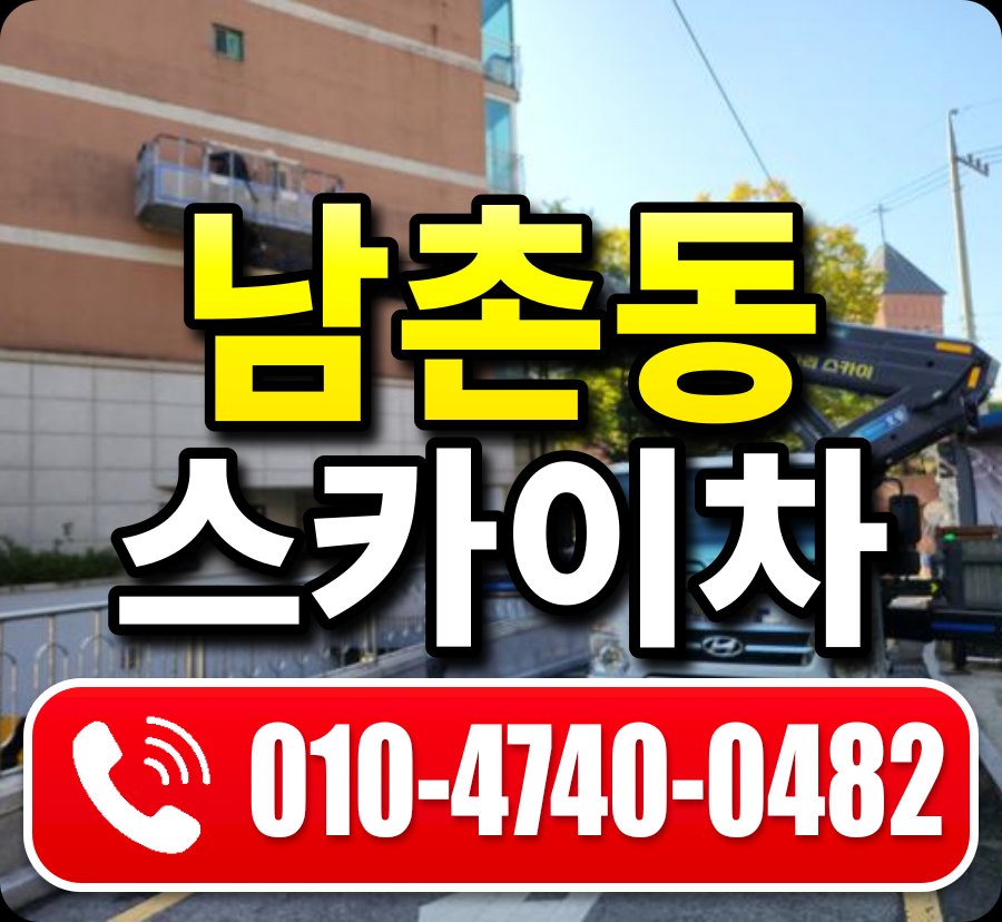 남촌동 스카이차 010-4740-0482