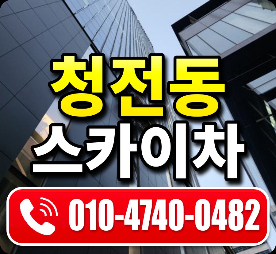 청전동 스카이차 010-4740-0482