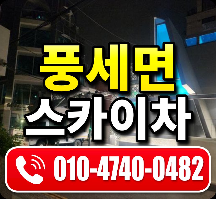 풍세면 스카이차 010-4740-0482