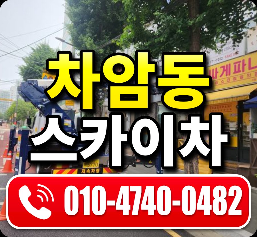 차암동 스카이차 010-4740-0482