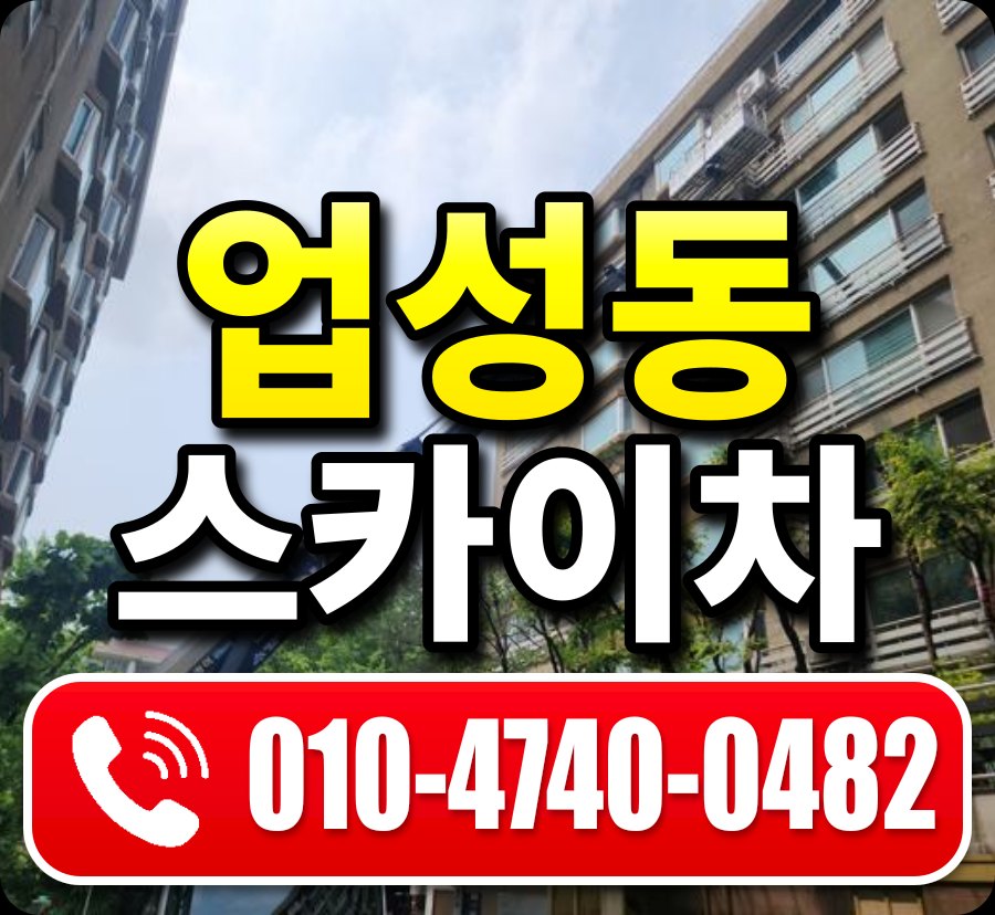 업성동 스카이차 010-4740-0482