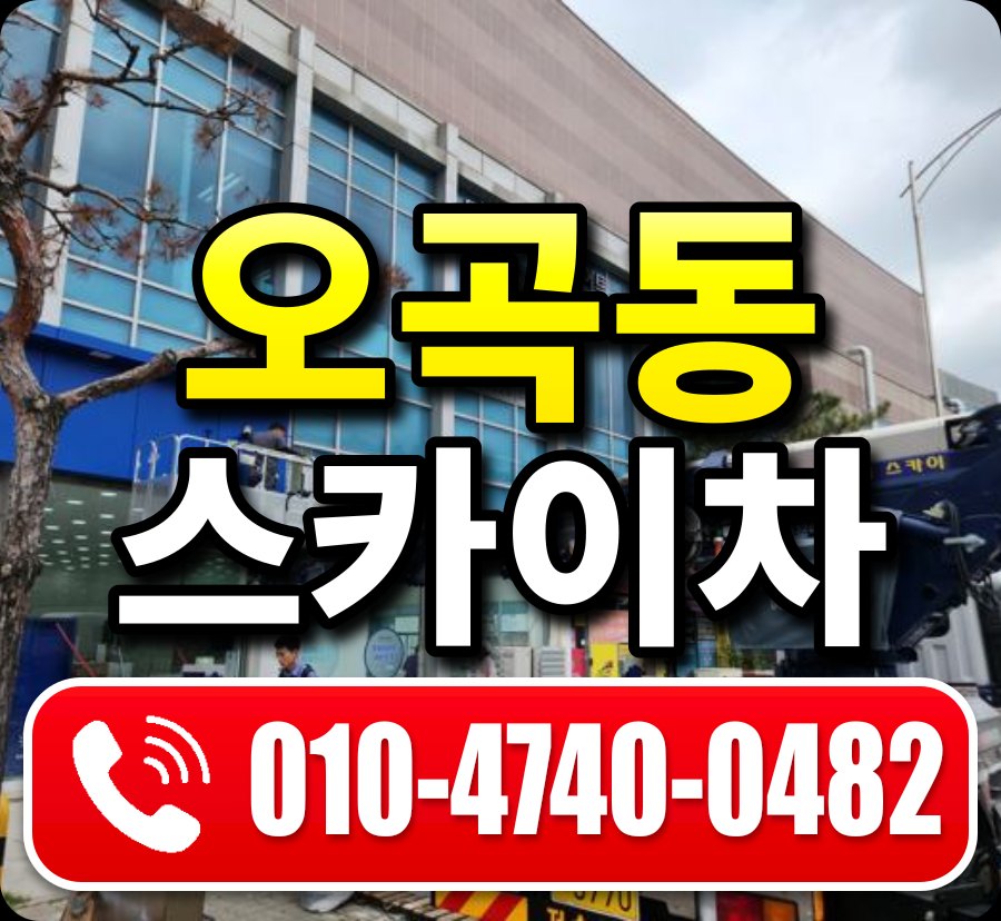 오곡동 스카이차 010-4740-0482