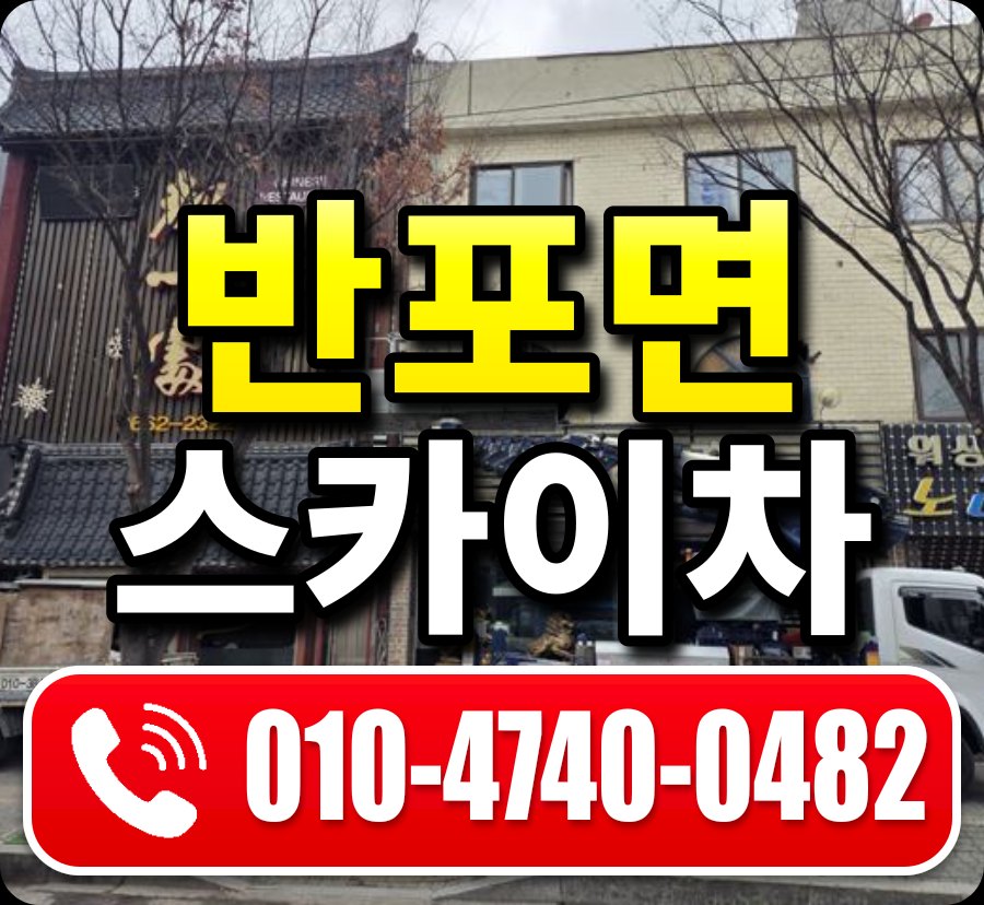 반포면 스카이차 010-4740-0482