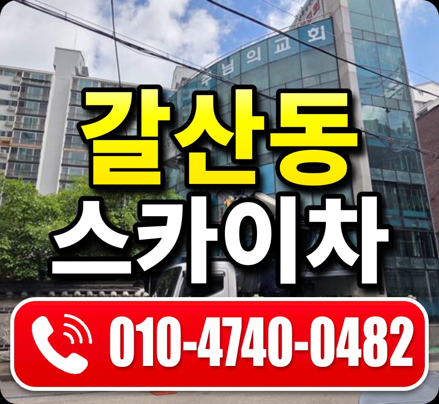 갈산동 스카이차 010-4740-0482