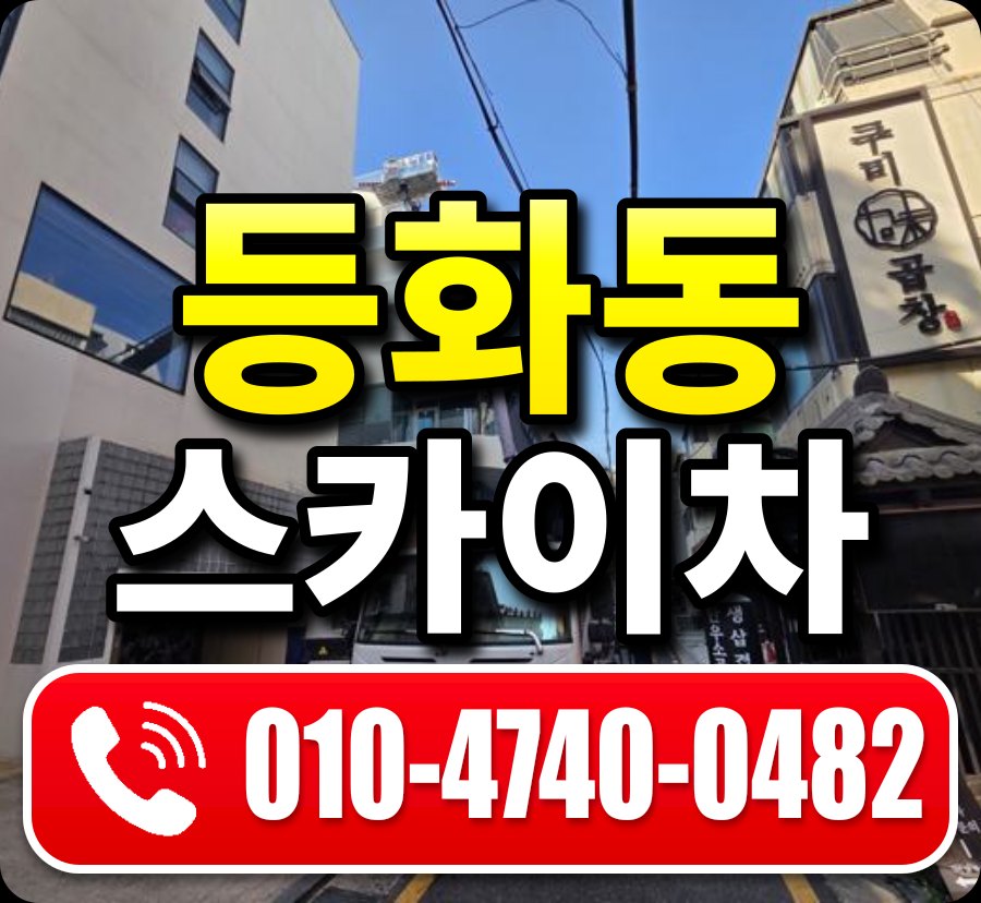 등화동 스카이차 010-4740-0482