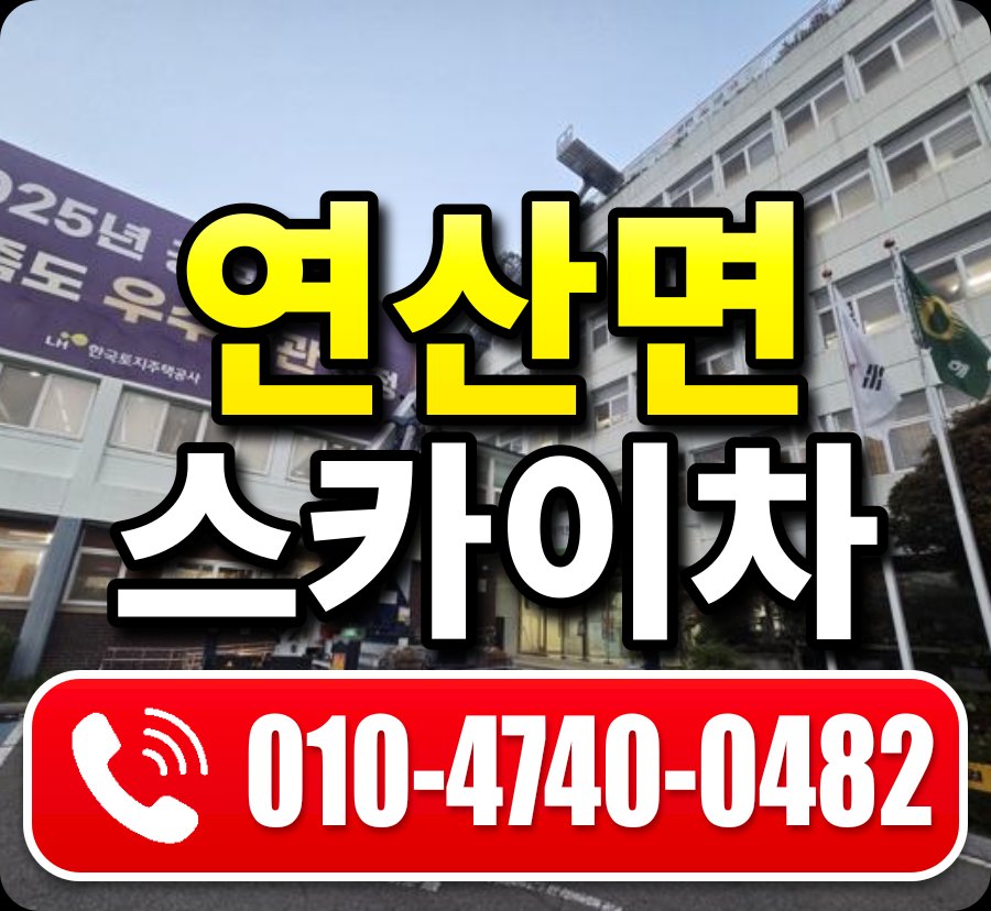 연산면 스카이차 010-4740-0482