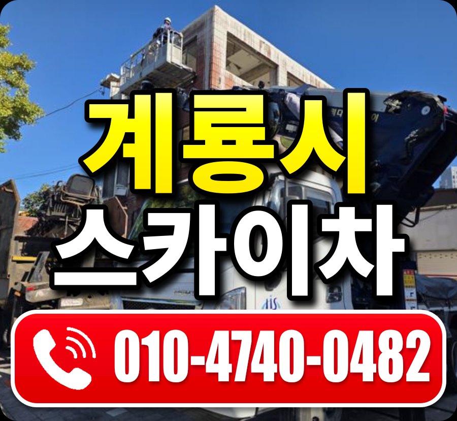 계룡시 스카이차 010-4740-0482