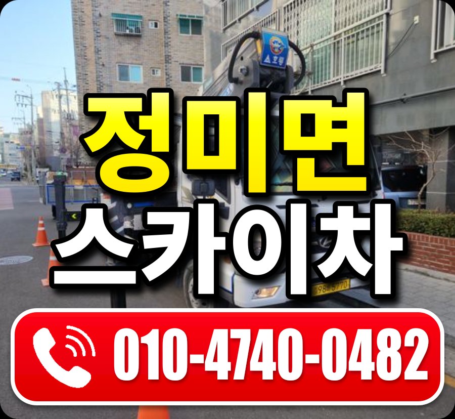 정미면 스카이차 010-4740-0482