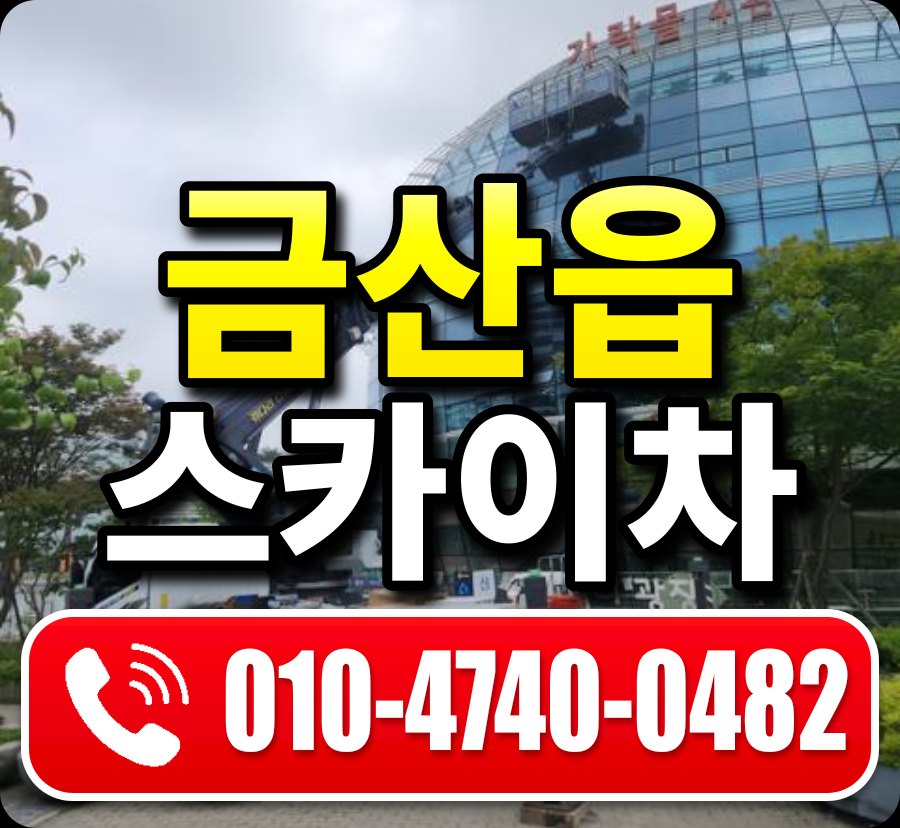 금산읍 스카이차 010-4740-0482
