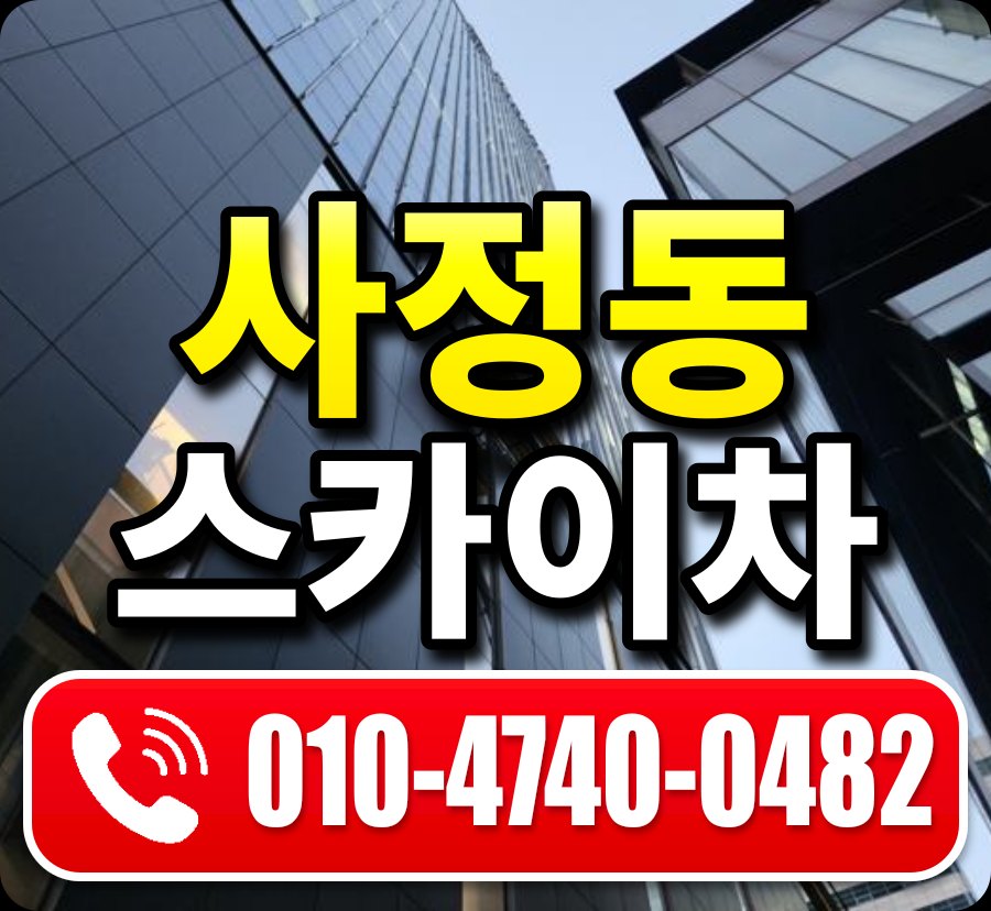 사정동 스카이차 010-4740-0482
