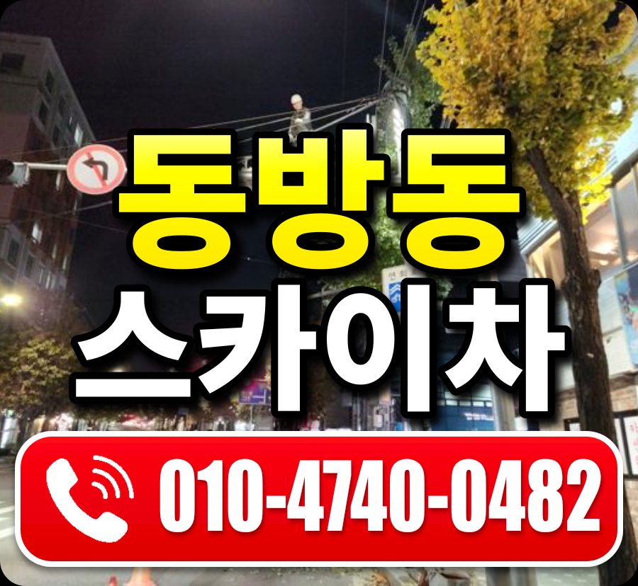 동방동 스카이차 010-4740-0482