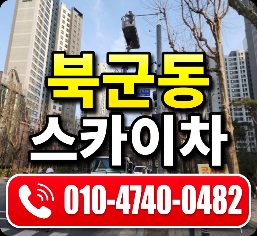 북군동 스카이차 010-4740-0482