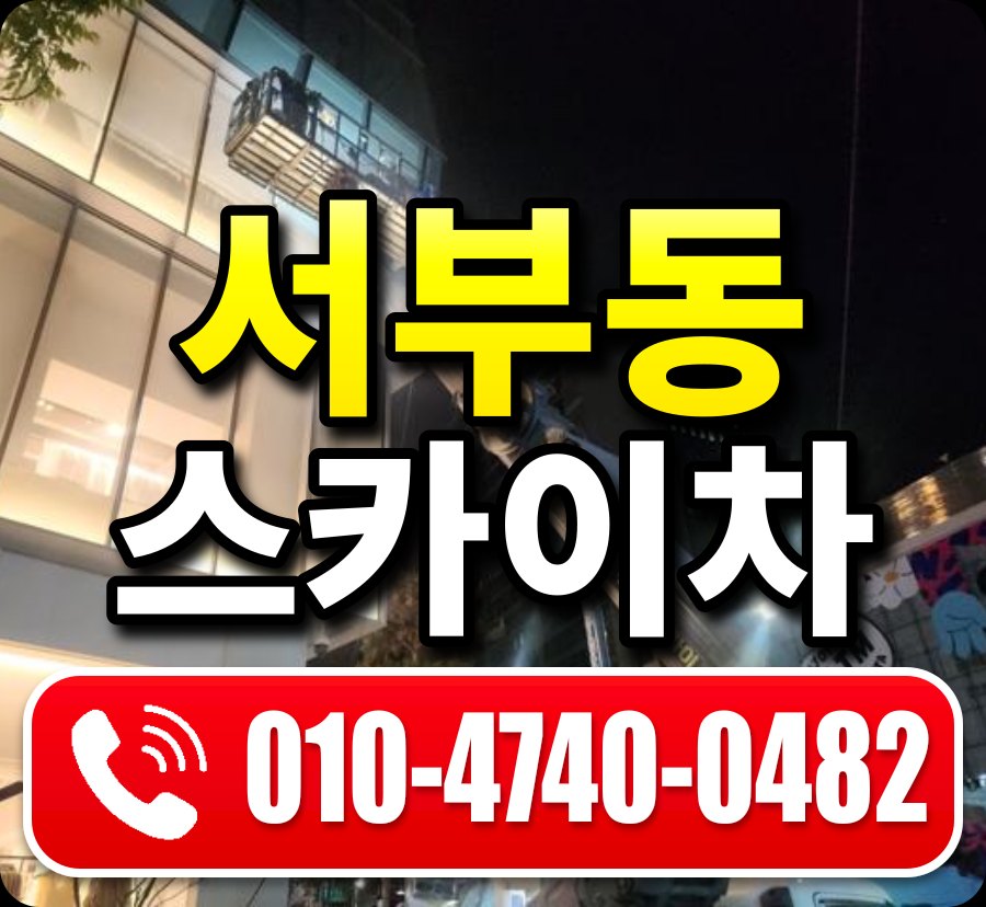 서부동 스카이차 010-4740-0482
