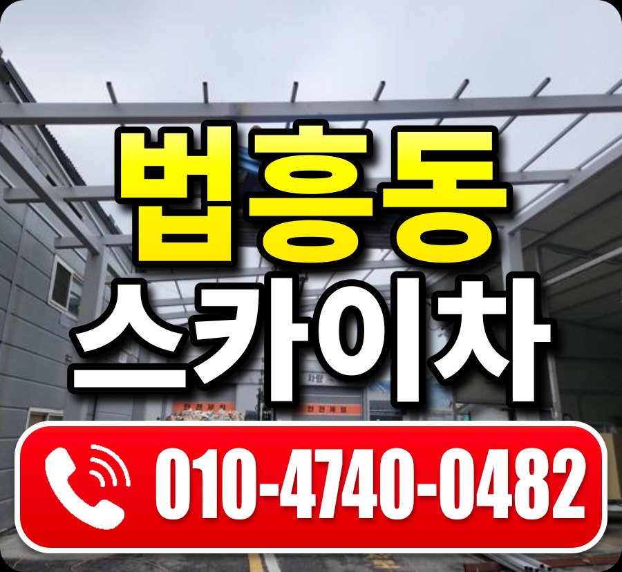 법흥동 스카이차 010-4740-0482