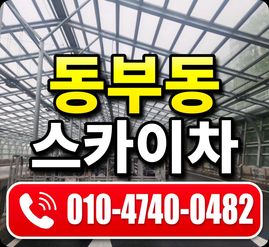 동부동 스카이차 010-4740-0482