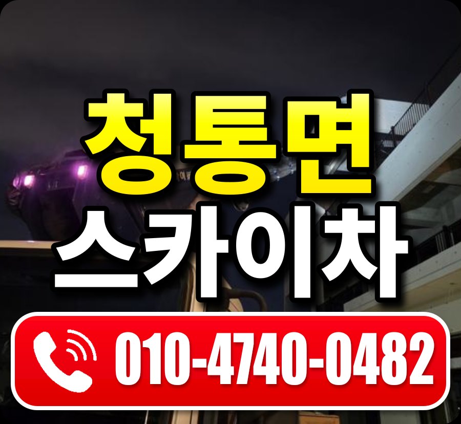 청통면 스카이차 010-4740-0482