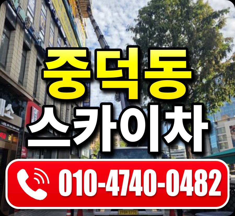 중덕동 스카이차 010-4740-0482