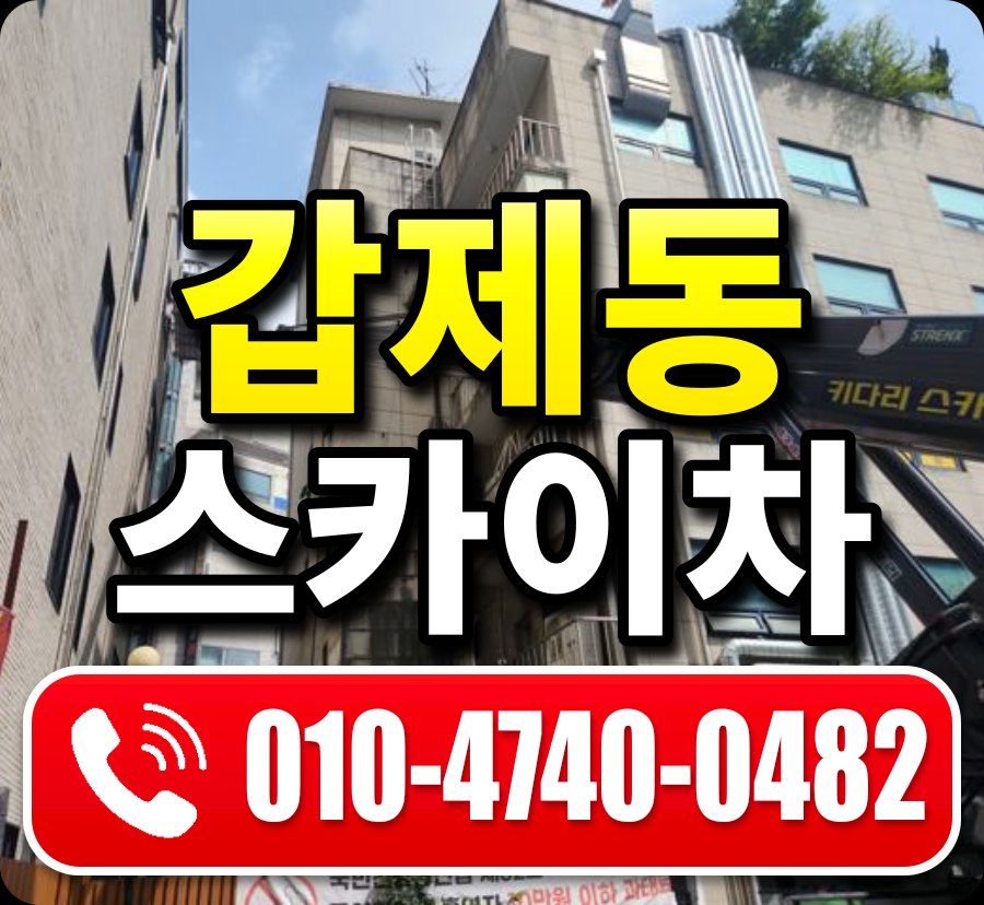갑제동 스카이차 010-4740-0482