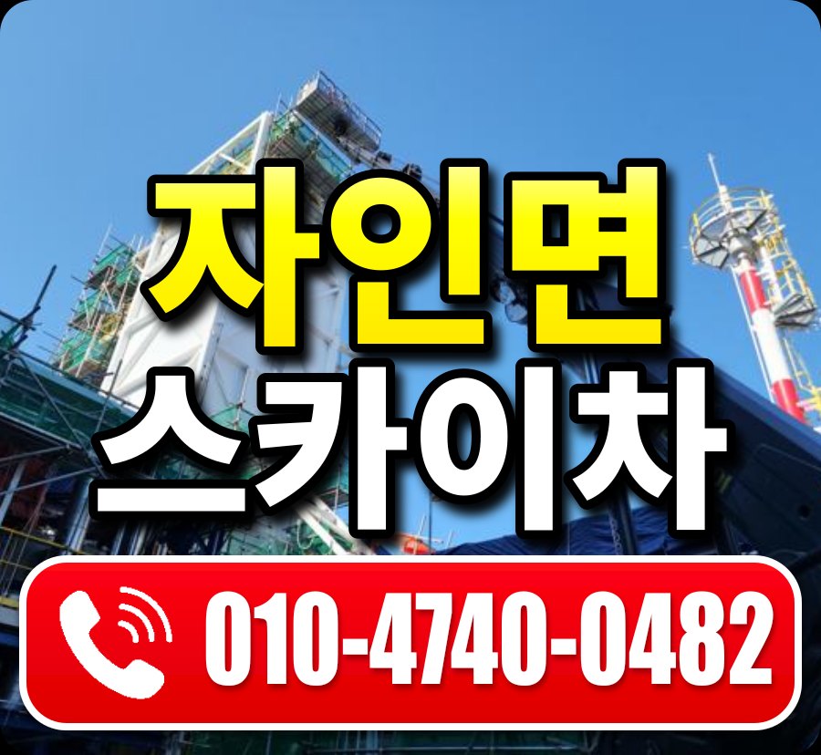 자인면 스카이차 010-4740-0482