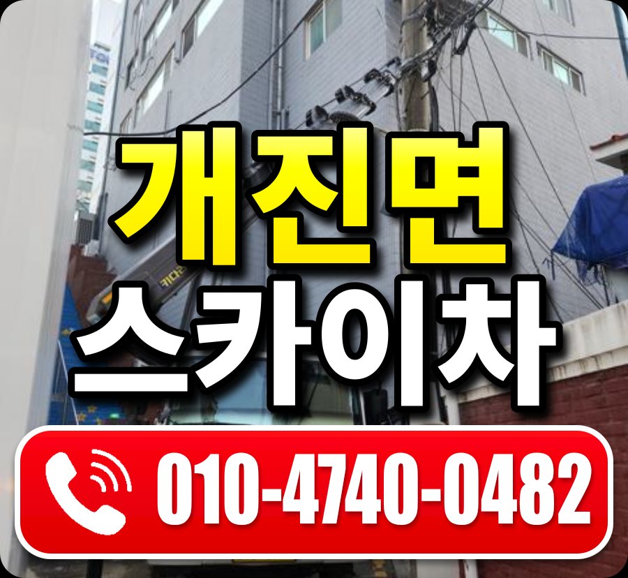 개진면 스카이차 010-4740-0482