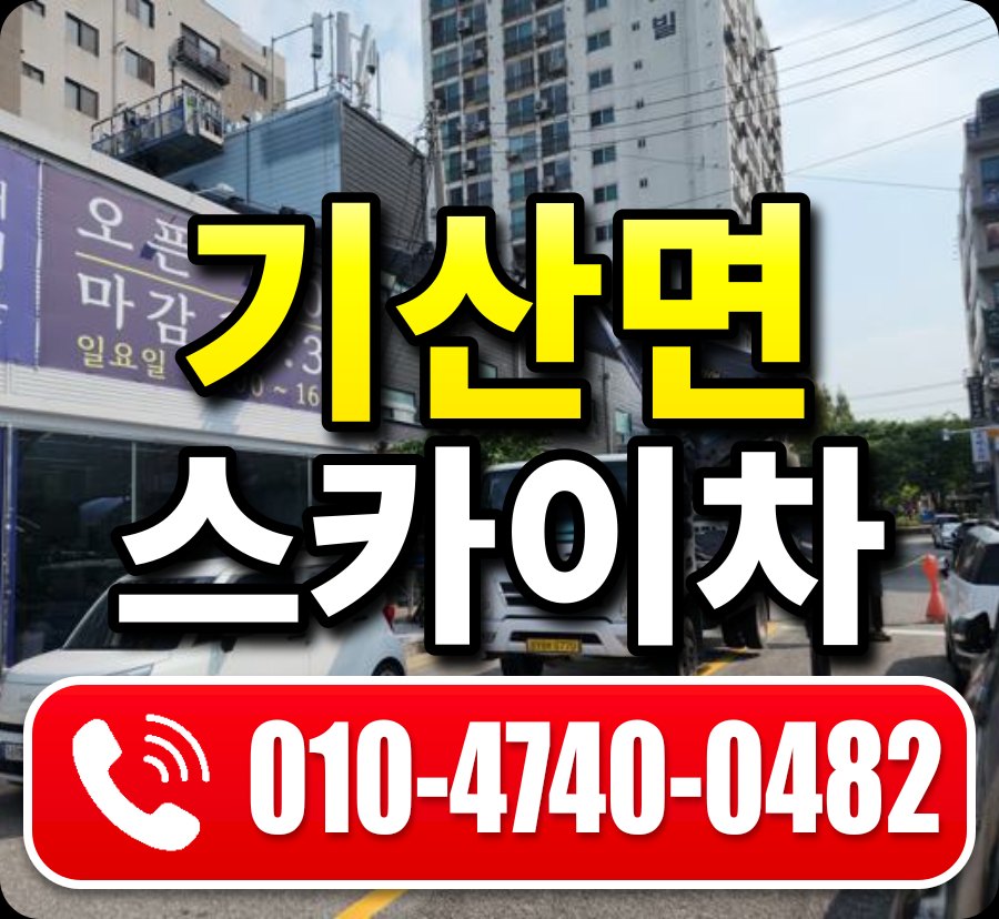 기산면 스카이차 010-4740-0482