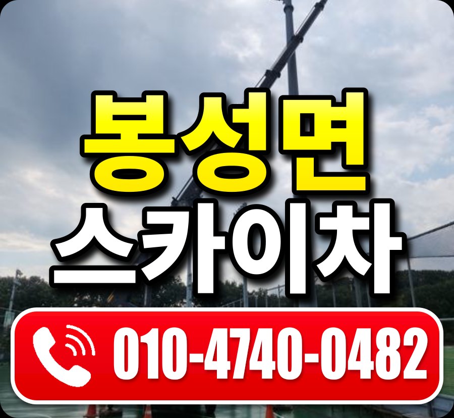 봉성면 스카이차 010-4740-0482